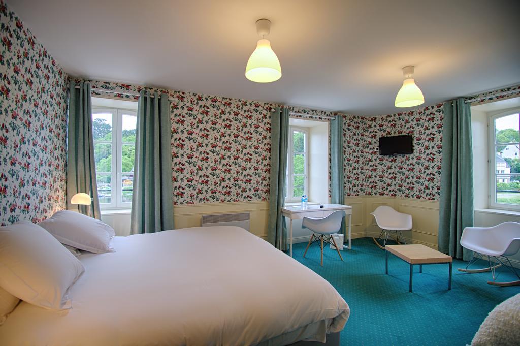 Hotel De Charme Les Mimosas Pont-Aven Oda fotoğraf